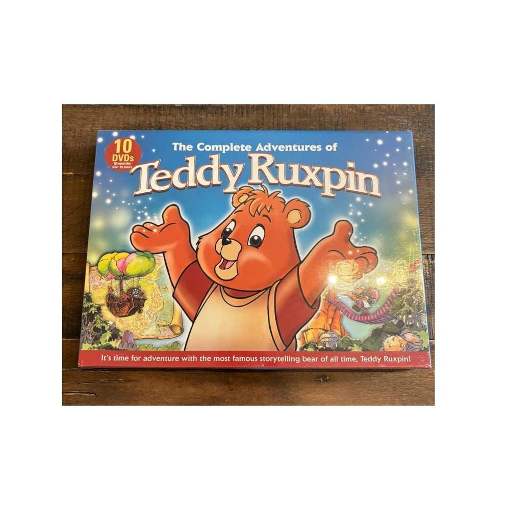 New The Complete Adventures of Teddy Ruxpin DVD Box Set 10-Disc Sealed 1987